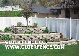 Do it yourself fencing just got a whole lot easier. Residential Vinyl Guier Fence