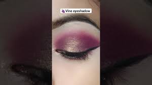 vine colour eyeshadow tutorial