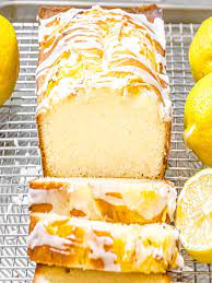 easy lemon pound cake with glaze