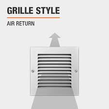 steel return air grille