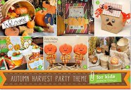Creative Ideas For An Autumn Harvest Birthday Party For Kids