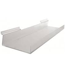 60cm X 15cm Perspex Shelf With Lip For
