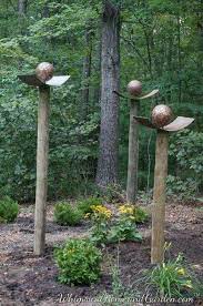 Pole Art Penny Ball Metal Garden Art