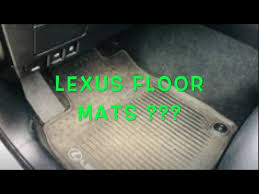 very good oem floor mats lexus all