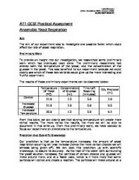 Experiment   Data Tables and Assessment     EXPERIMENT      