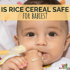 is rice cereal for es safe