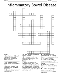 inflammatory bowel disease crossword