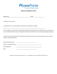 16 dental clearance forms pdf free to