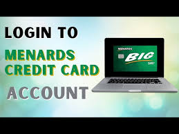 how to login to menards credit card