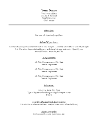 If you have a fairly short resume with a lot of blank space, one inch margins will likely be the best option to. Combination Format Blank Resume Template Free Pdf Pdfsimpli