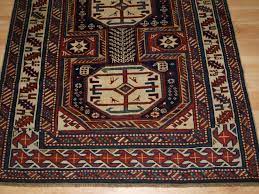 antique caucasian shirvan rug with