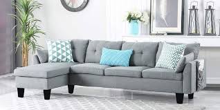 amantha fabric rhs sectional sofa