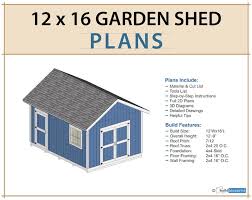 diy plans for 12x16 garden shed large