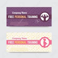 Free Personal Training Gift Voucher Design For Gym Fitness