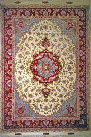 tabriz silk persian rug item 10
