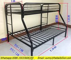 wrought iron metal bunk beds single