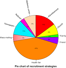 pie chart showing the overall relative