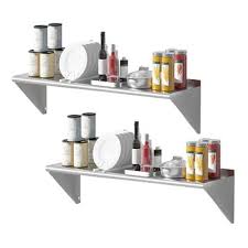 Swotcater 2 Pack Stainless Steel Shelf
