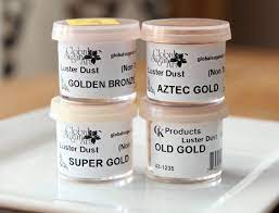 how to make gold icing and silver too