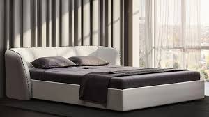 Vitali Microfiber Leather Bed White