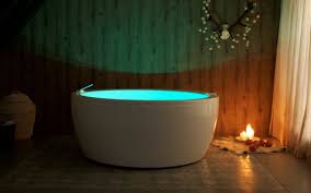 Jacuzzi massage bathtub with window, water massage function, available for air bubble | korra. áˆ Aquatica Pamela Wht Relax Air Massage Acrylic Bathtub Buy Online Best Prices