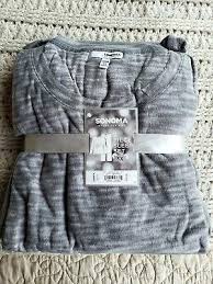 Sonoma Pajamas Gray Polyester Fleece 2 L S Size Chart