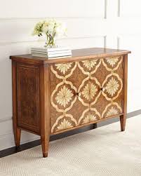 two tone brown fl inlay cabinet