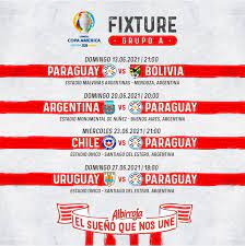 As se falamos de favoritos, o grupo a tem times muito poderosos como argentina (apostas da argentina copa america 2021 aqui), chile e uruguai, então a emoção não vai faltar! Conmebol Define El Fixture De La Copa America 2021