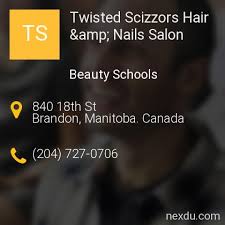 twisted scizzors hair nails salon in