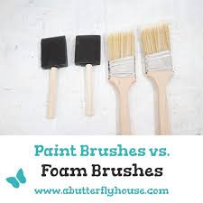 Foam Brush Vs Paint Brush When To Use