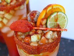 Eat this on a tostada, on crackers or even just eat it with your hands and drink the juice afterward. Micheladas Locas