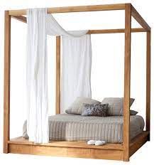 Wooden bed frames, which use wood slats running the width of the frame to support the bed, offer an ample foundation and go well when the rest of the. Pch Series Canopy Bed Scandinavian Canopy Beds By Mashstudios Pch 99 84 84pch 99 84 84 2pch 99 84 84 Houzz