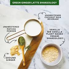 no blend green ginger latte shakeology