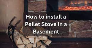 Pellet Stove In A Basement