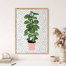 Indoor Plant Print Plant Wall Art
