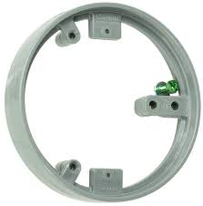floor outlet round pvc frame support