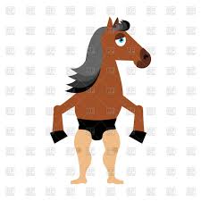 Centaur Fairy Tale Creature Man Horse Stock Vector Image