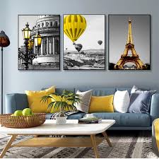 Art Yellow Scenery Wall Picture