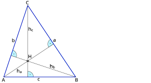 Anmerkung der höhenschnittpunkt ist der schnittpunkt der drei höhen eines dreiecks. Untersuchen Der Hohen Im Dreieck Kapiert De