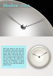 shadow clock designboom com