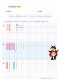 subtracting fractions worksheets