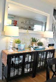 dining room small buffet table decor