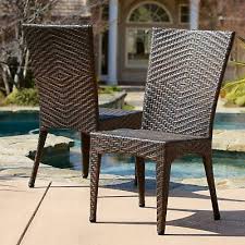 Solana Outdoor Wicker Chairs Set Of 2