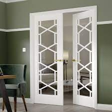 Quartz Glazed White Internal Door 35 X