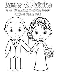 Printable Wedding Coloring Book Wedding Activity Book For Kids