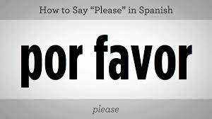 how to say please in spanish howcast