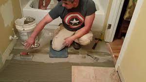how to replace old bathroom floor tiles