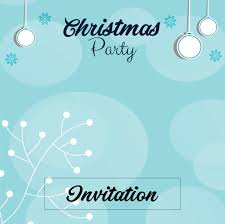 free printable holiday party invite