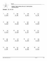 Kindergarten multiplication and division with decimals worksheets. 5 Worksheets On Multiplication With Decimals Multiplication Worksheets Decimals Worksheets Decimal Multiplication