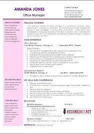 Office Manager Resume Blogue Me